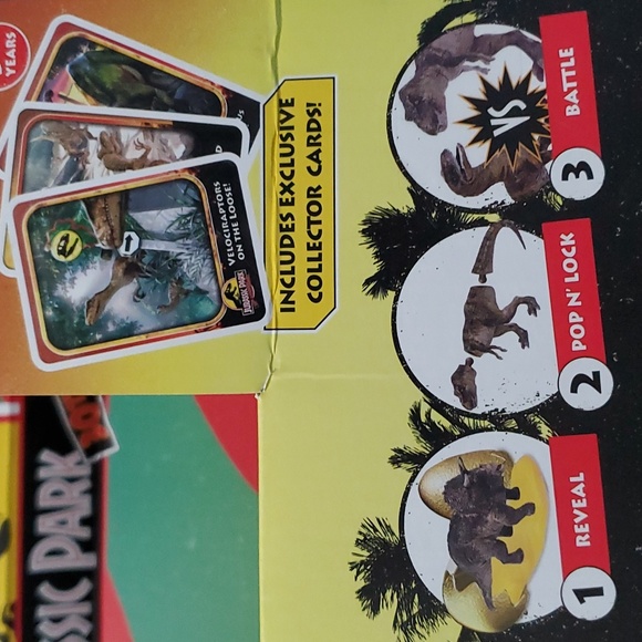 :Lot Of 3 Jurassic Park 30th Anniversary CAPTIVZ Build & Battle blind eggs - Picture 15 of 15